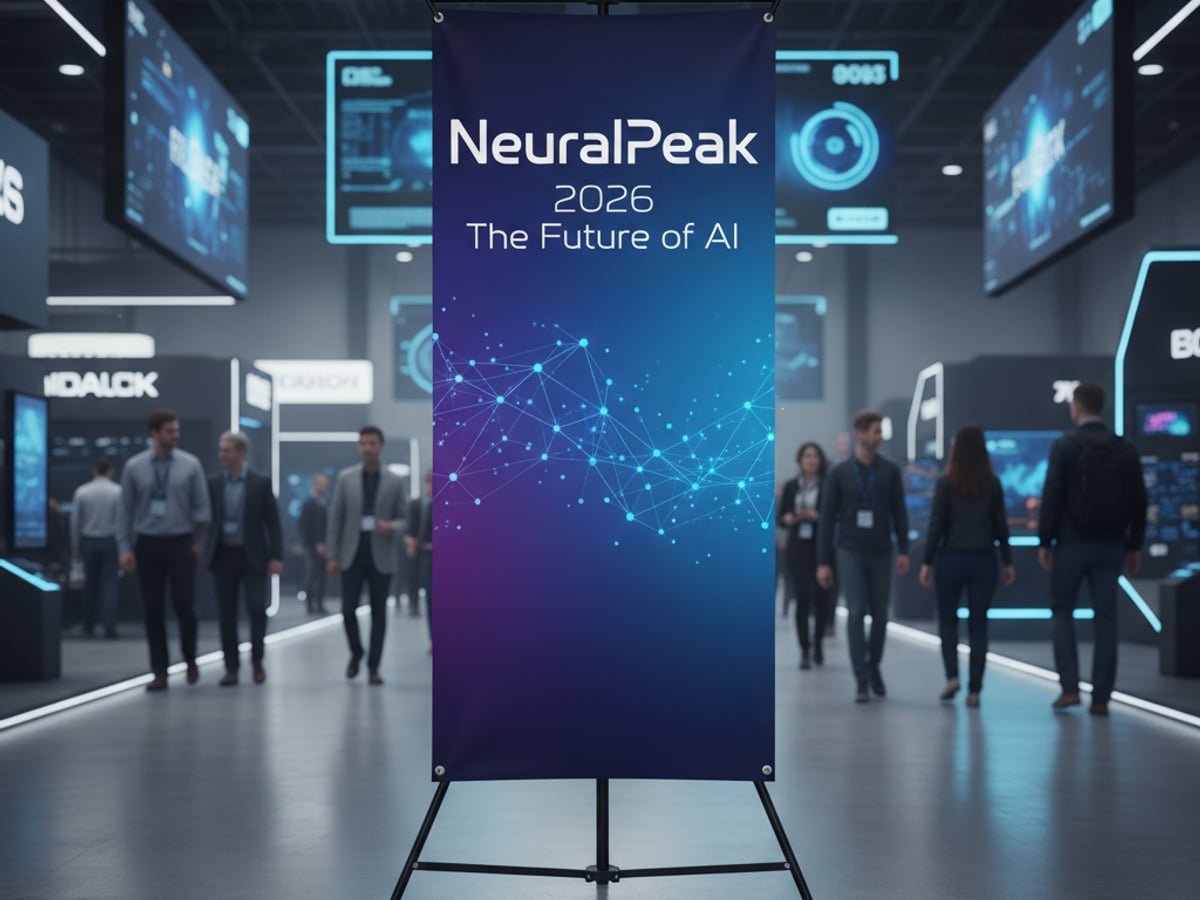 X-Stand ป้ายเอ็กซ์สแตนงาน Tech Conference NeuralPeak 2026 - Trade Show 2026