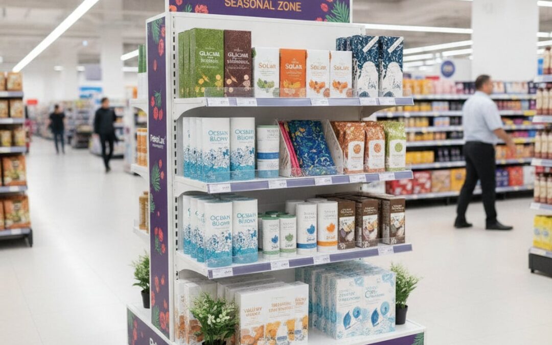 ชั้นวางสินค้า Shelf Display ไฮเปอร์มาร์เก็ต: วิธีวัดขนาด เลือกวัสดุ และติดตั้ง [2026]